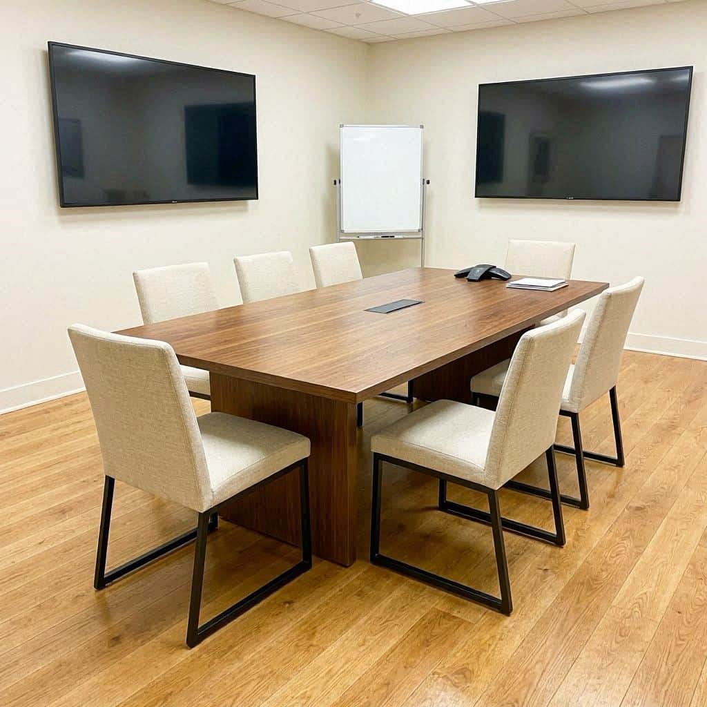 会议预约冲突发生后临时项目组该怎样校准写字楼办公的楼下商业配套